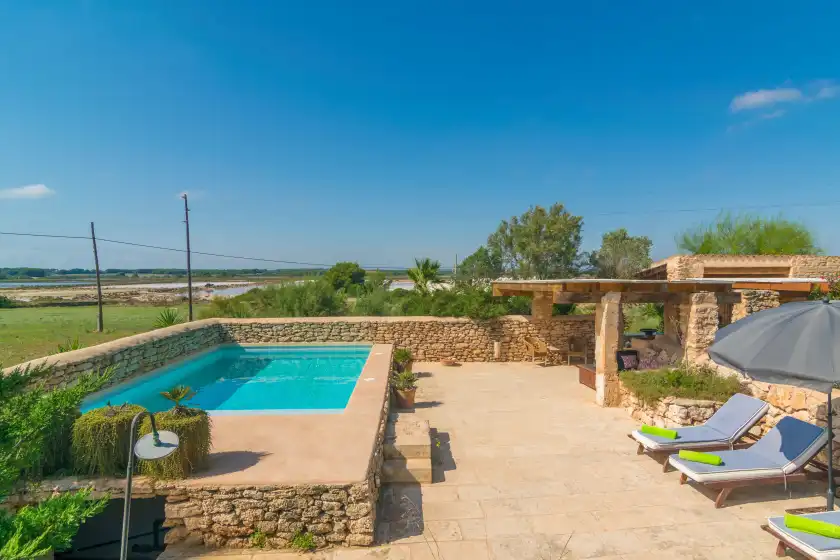 Ferienhaus auf Villa es molí des trenc, Campos
