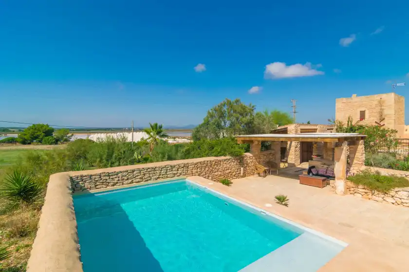 Ferienhaus auf Villa es molí des trenc, Campos