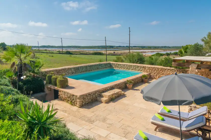 Ferienhaus auf Villa es molí des trenc, Campos