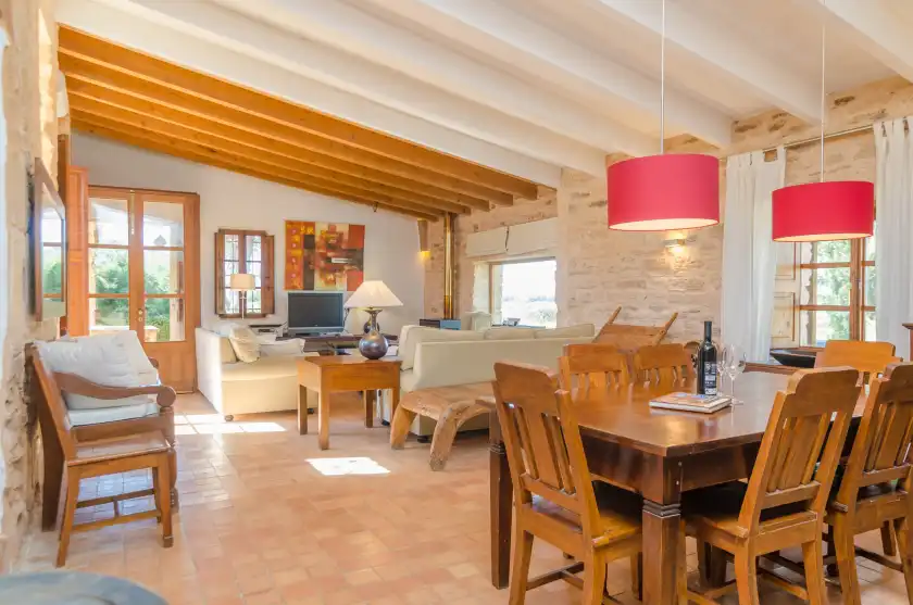 Ferienhaus auf Villa es molí des trenc, Campos