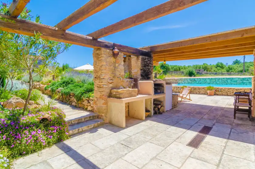 Ferienhaus auf Villa es molí des trenc, Campos