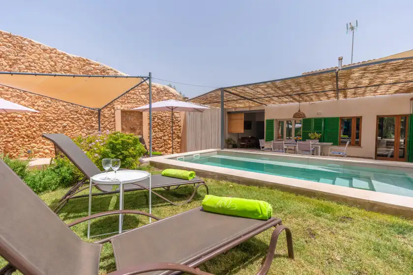 Ferienhaus auf Sa teulera de pina, Pina