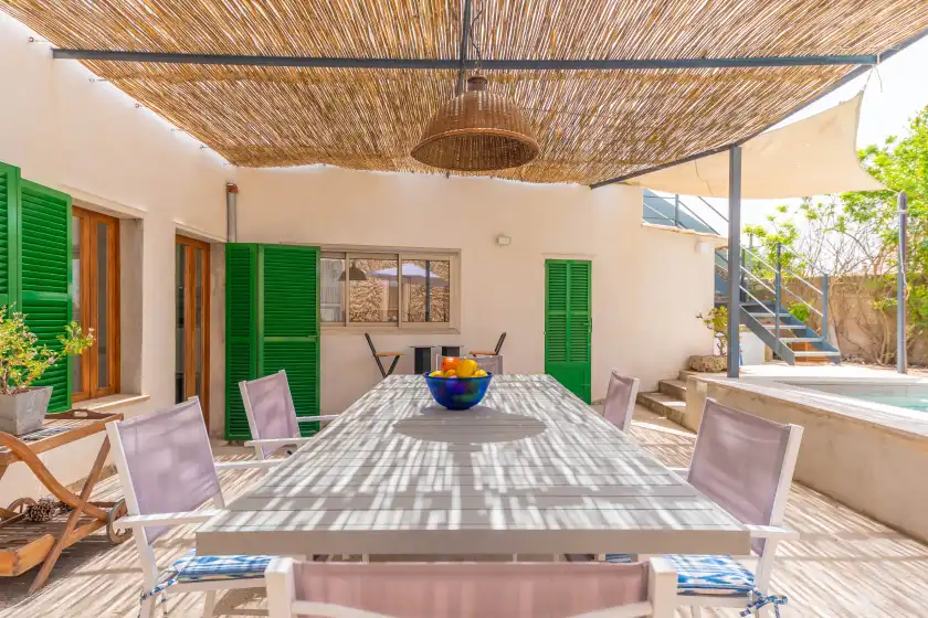Ferienhaus auf Sa teulera de pina, Pina