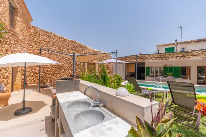 Ferienhaus auf Sa teulera de pina, Pina
