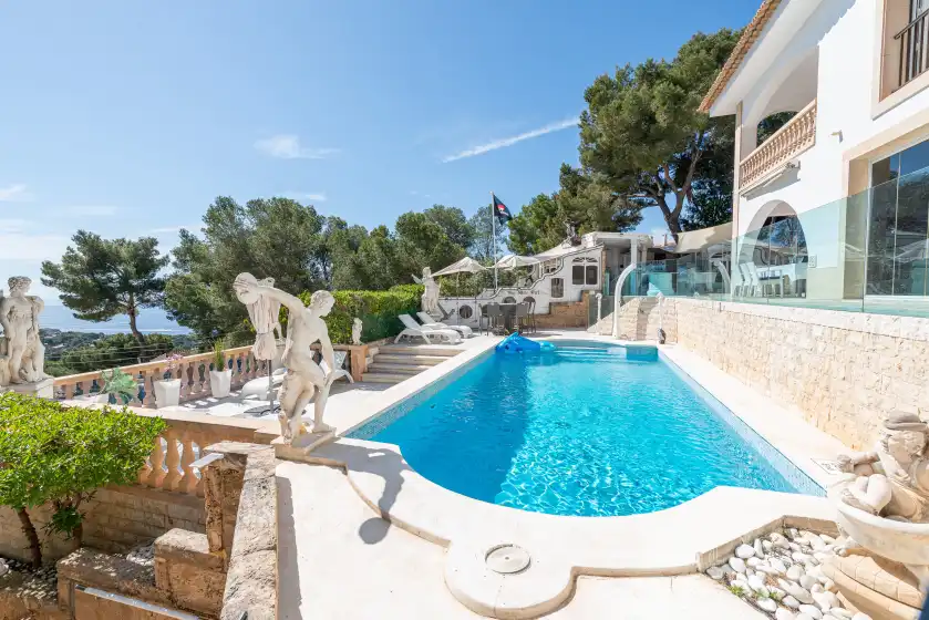 Ferienhaus auf Villa ocean view, Santa Ponça