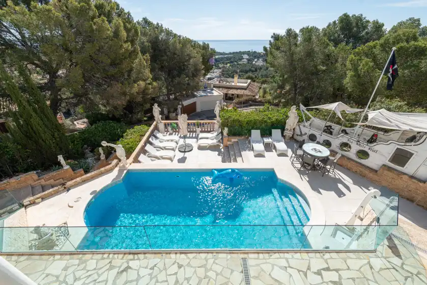 Ferienhaus auf Villa ocean view, Santa Ponça