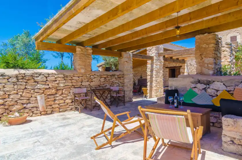 Ferienhaus auf Villa es molí des trenc, Campos