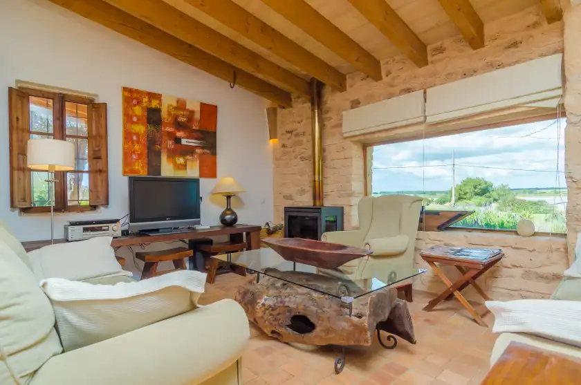 Ferienhaus auf Villa es molí des trenc, Campos