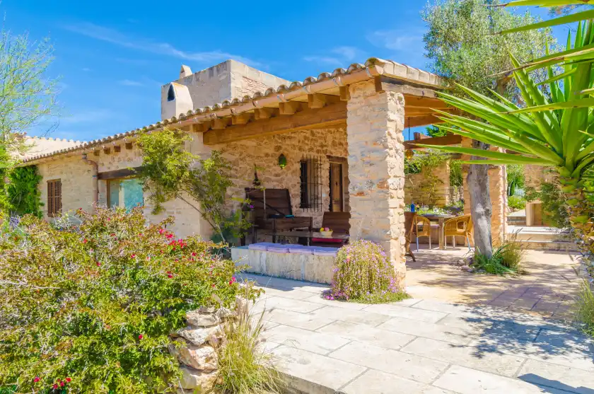 Ferienhaus auf Villa es molí des trenc, Campos