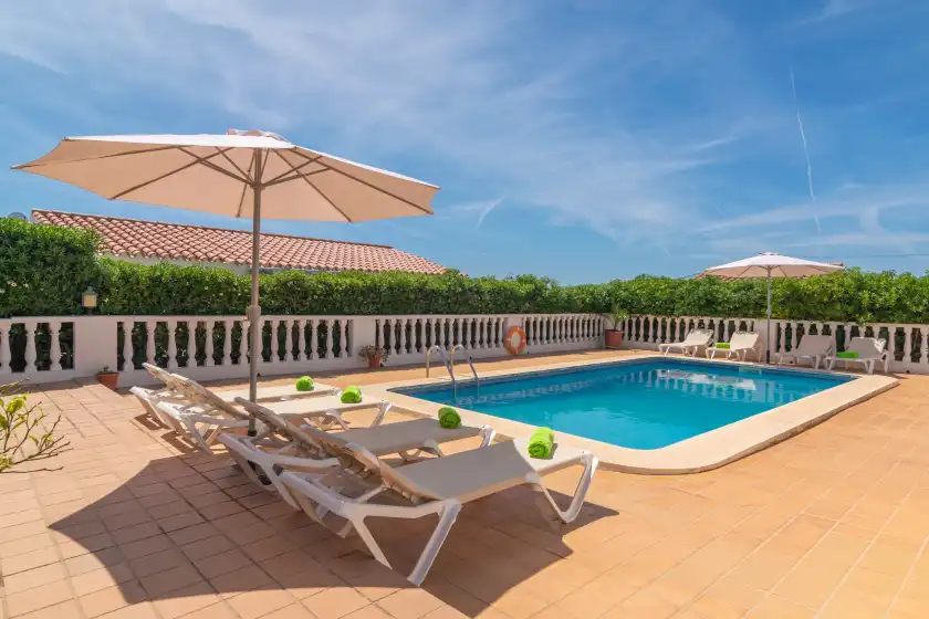 Ferienhaus auf Villa marina (cala en porter)